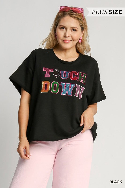 Sequin Touchdown Top