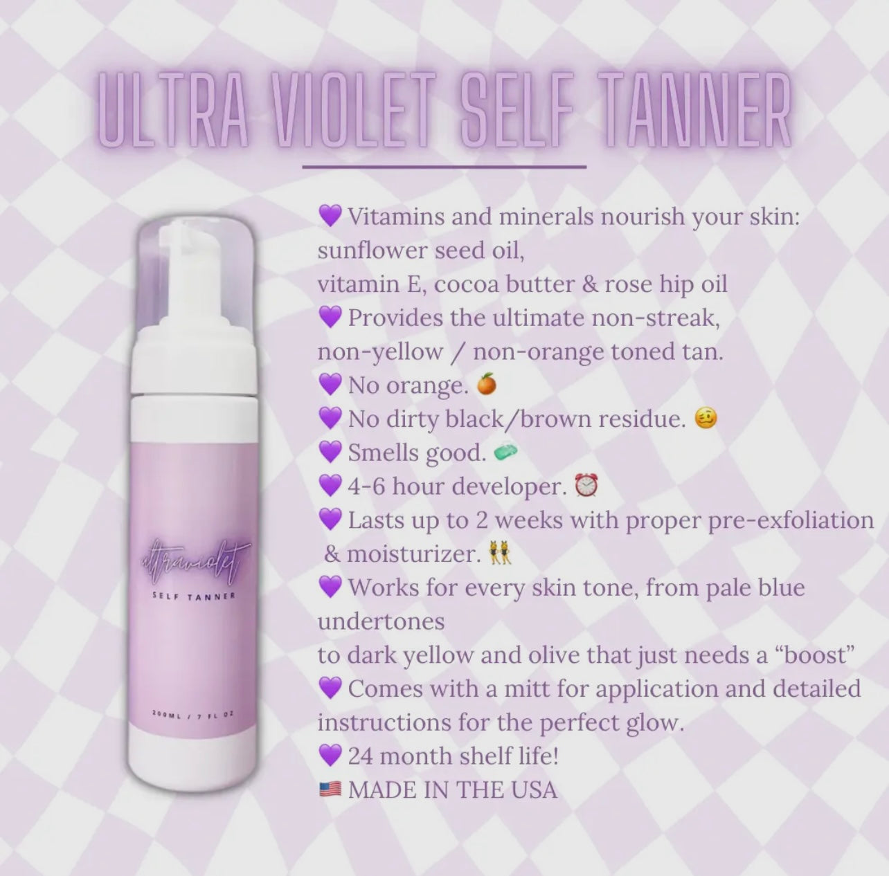 Ultra Violet Tanner