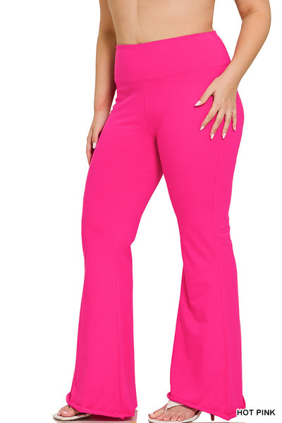 Plus Hot Pink Flares