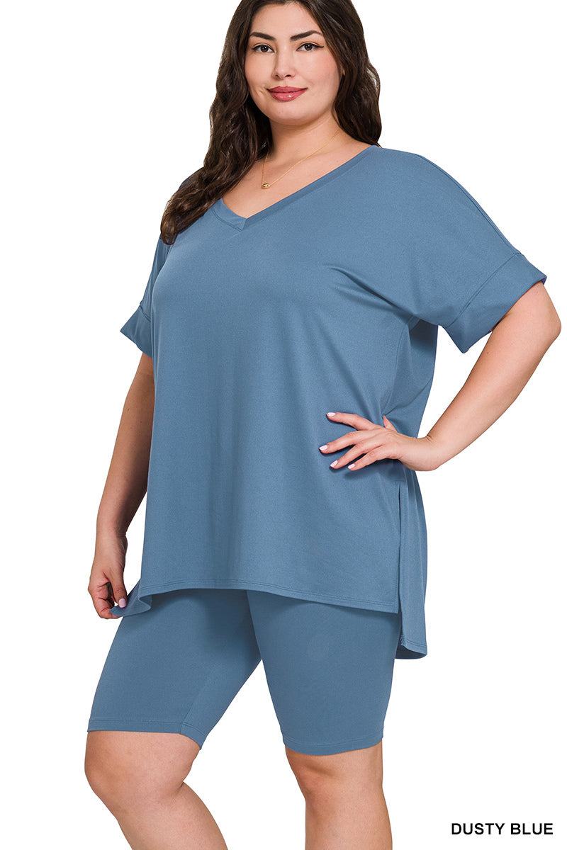 Plus Dusty Blue Summer Set