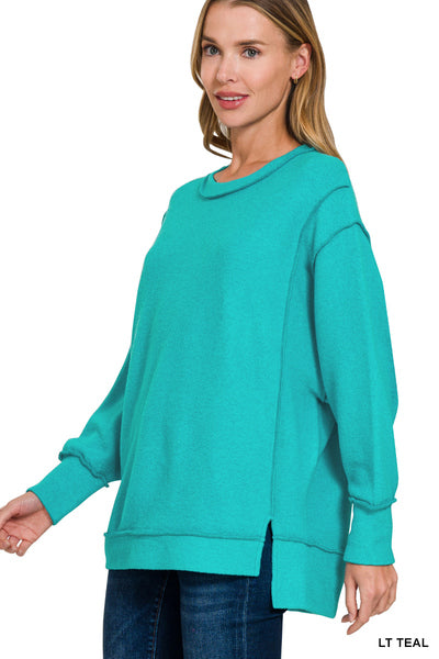 Teal sweater