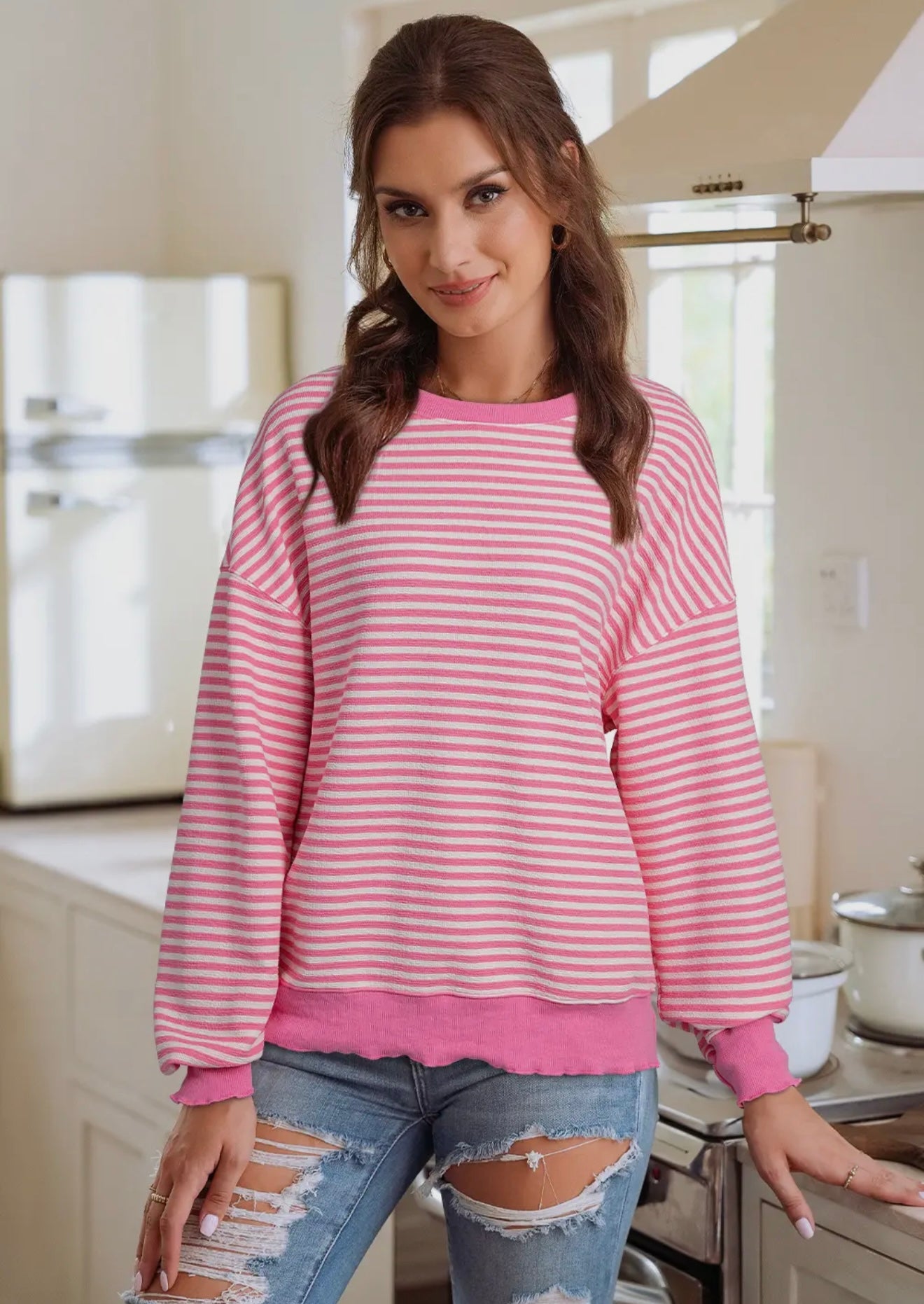 Spring Striped Top- Preorder