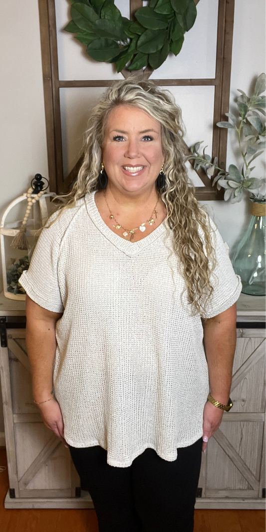 Oatmeal sweater top