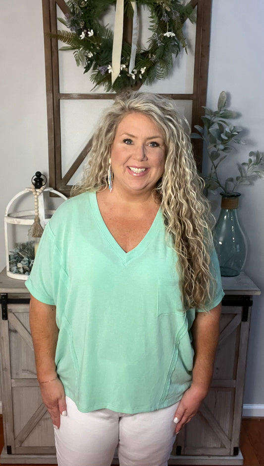 Summer Mint Top