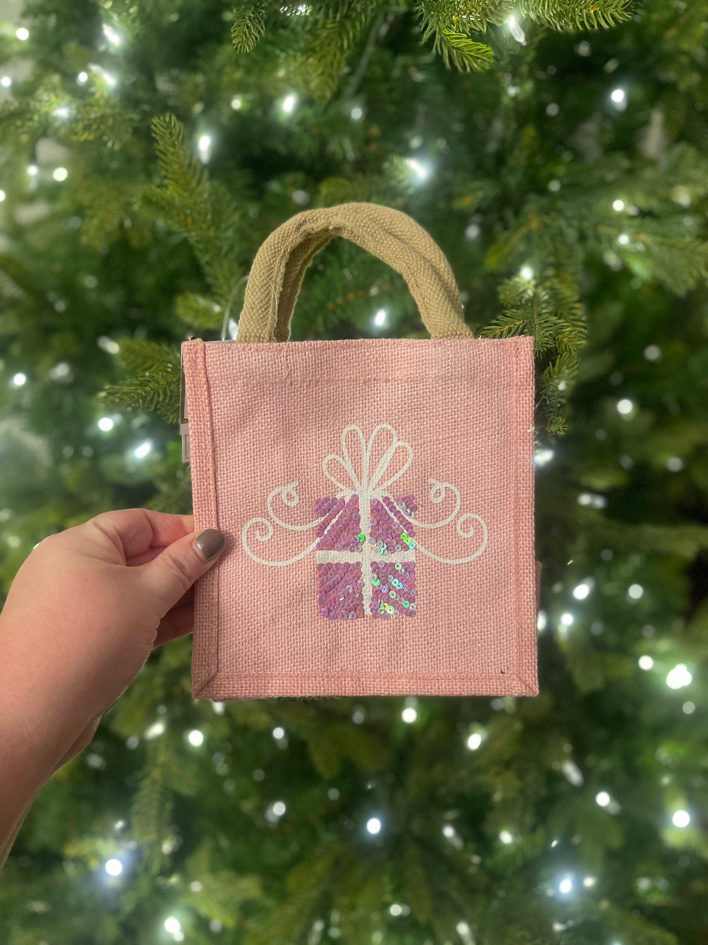 Pink Present Gift Tote