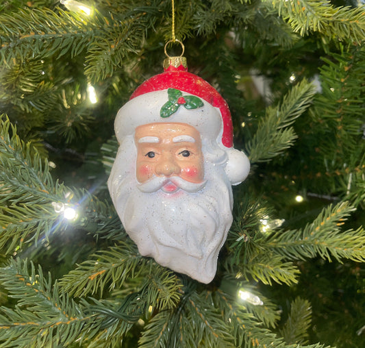 Jolly Santa Ornament