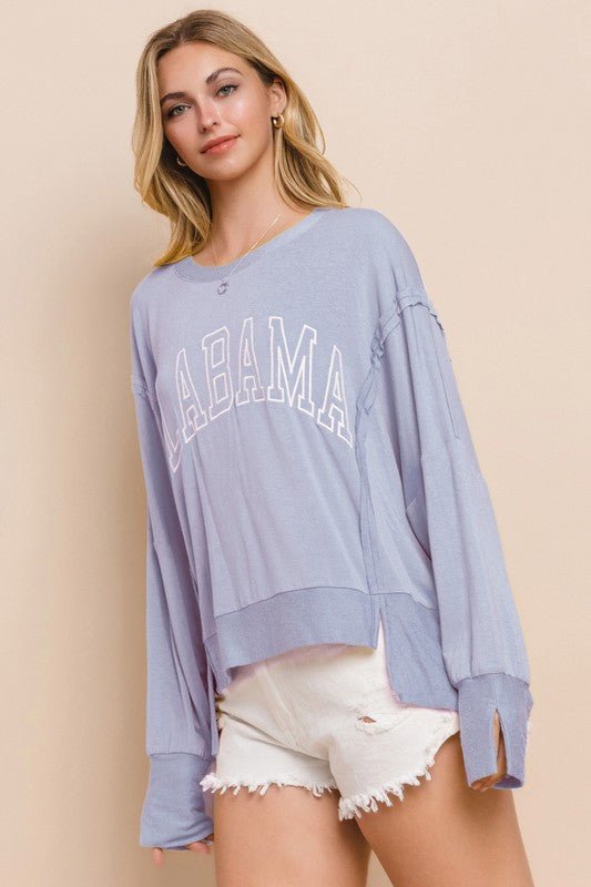 Blue Alabama Top