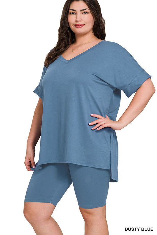 Plus Dusty Blue Summer Set